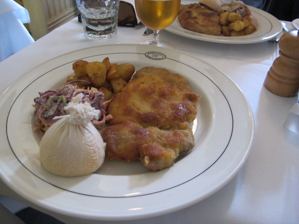 Wellington restaurants lunch free range pork schnitzel